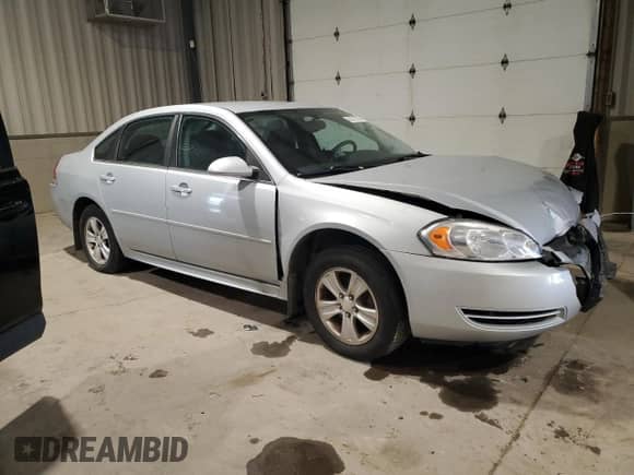 2013 Chevrolet Impala LS with VIN 2G1WF5E38D1140454, listed as a Copart auction lot 85573555 with 253,798 mi miles and Salvage title. Bid and sale history available at DreamBid. Image 4.
