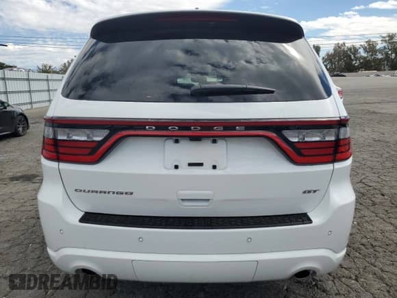 2025 Dodge Durango GT with VIN 1C4RDHDGXSC545576, listed as a Copart auction lot 81631215 with 2,491 mi miles and Salvage title. Bid and sale history available at DreamBid. Image 6.