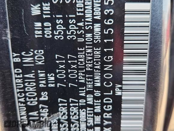 2022 Kia Sorento LX with VIN 5XYRGDLC0NG115635, listed as a Copart auction lot 71030395 with 74,287 mi miles and Salvage title. Bid and sale history available at DreamBid. Image 12.