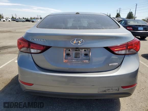 2015 Hyundai Elantra Limited с VIN KMHDH4AEXFU377640, выставлен на аукционе Copart как лот 63780465 с пробегом 152 284 миль миль и Списание • Salvage title. История ставок и продаж доступна на DreamBid. Изображение 6.