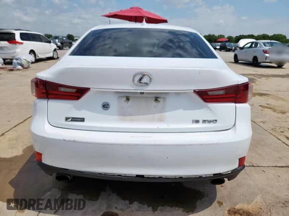 2015 Lexus IS 250 z VIN JTHBF1D22F5056265, wystawiony jako Copart lot #61587795 z przebiegiem 221 641 mil mil oraz Szkoda całkowita • Salvage title. Historia ofert i sprzedaży dostępna na DreamBid. Obrazek 6.