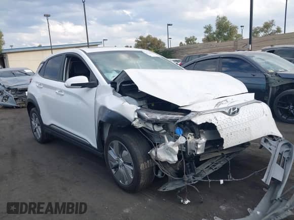 2021 Hyundai Kona Ultimate with VIN KM8K53AG1MU128295, listed as a IAAI auction lot 42761575 with 109,461 mi miles and . Bid and sale history available at DreamBid. Image 1.
