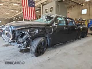 2018 Ram 1500 Express with VIN 3C6RR7KT1JG219583, listed as a Copart auction lot 64643715 with 95,232 mi miles and Salvage title. Bid and sale history available at DreamBid. Image 1.