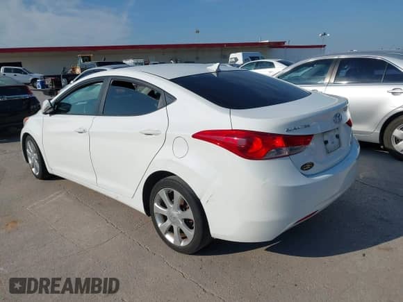 2013 Hyundai Elantra Limited with VIN 5NPDH4AE7DH191212, listed as a IAAI auction lot 42957278 with 163,645 mi miles and . Bid and sale history available at DreamBid. Image 3.