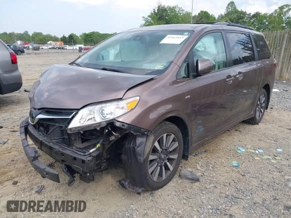 2019 Toyota Sienna LE with VIN 5TDJZ3DC3KS219602, listed as a IAAI auction lot 42162013 with 52,678 mi miles and . Bid and sale history available at DreamBid. Image 18.