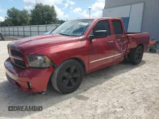 2014 Ram 1500 Tradesman z VIN 1C6RR6FT7ES180081, wystawiony jako Copart lot #58917774 z przebiegiem 139 330 mil mil oraz Szkoda całkowita • Salvage title. Historia ofert i sprzedaży dostępna na DreamBid. Obrazek 1.