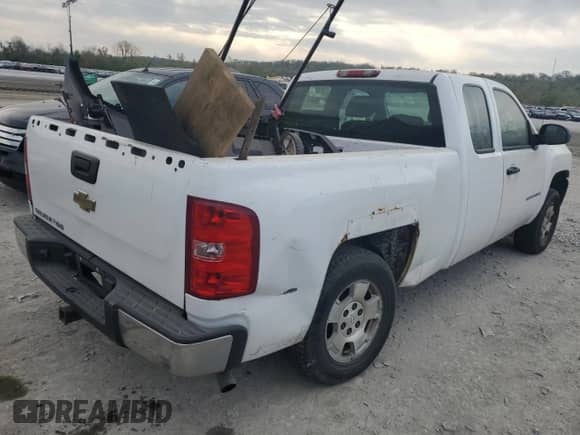 2008 Chevrolet Silverado 1500 Work Truck with VIN 1GCEC19X28Z214899, listed as a Copart auction lot 53619455 with 213,727 mi miles and Salvage title. Bid and sale history available at DreamBid. Image 3.