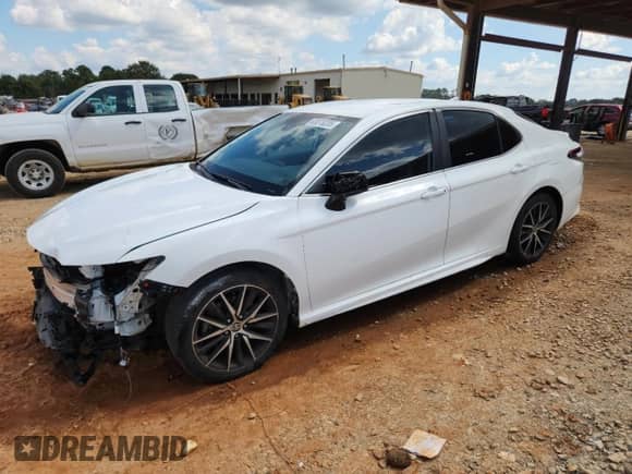 2021 Toyota Camry SE Nightshade with VIN 4T1G11AK9MU478154, listed as a Copart auction lot 83878235 with 78,340 mi miles and Salvage title. Bid and sale history available at DreamBid. Image 1.