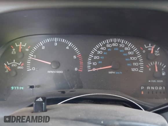 1999 Dodge 1500 with VIN 3B7HC13Z4XG193432, listed as a IAAI auction lot 42308696 with 97,714 mi miles and . Bid and sale history available at DreamBid. Image 7.