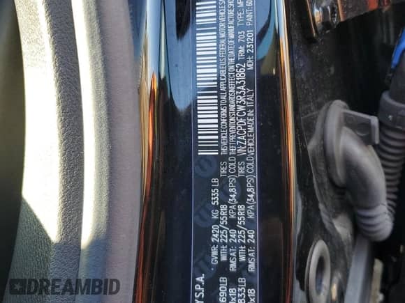 2024 Dodge Hornet R/T z VIN ZACPDFCW3R3A31862, wystawiony jako Copart lot #46829585 z przebiegiem Nie podano mil oraz Czysty tytuł • Clean title. Historia ofert i sprzedaży dostępna na DreamBid. Obrazek 12.