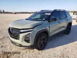 2025 Chevrolet Equinox AWD LT с VIN 3GNAXPEG0SL113068, выставлен на аукционе Copart как лот 84421454 с пробегом 3 136 миль миль и Списание • Salvage title. История ставок и продаж доступна на DreamBid. Изображение 1.