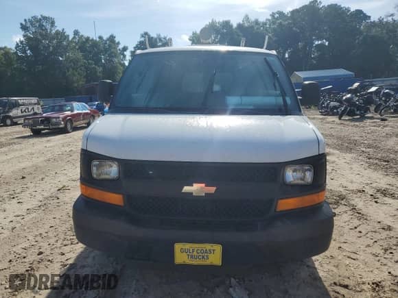 2013 Chevrolet Express Cargo with VIN 1GCWGGBA7D1141104, listed as a Copart auction lot 68313315 with Not provided miles and Salvage title. Bid and sale history available at DreamBid. Image 5.