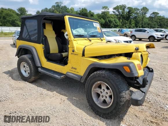 2006 Jeep Wrangler Sport z VIN 1J4FA49S16P732554, wystawiony jako Copart lot #70663185 z przebiegiem 124 922 mil mil oraz Szkoda całkowita • Salvage title. Historia ofert i sprzedaży dostępna na DreamBid. Obrazek 4.