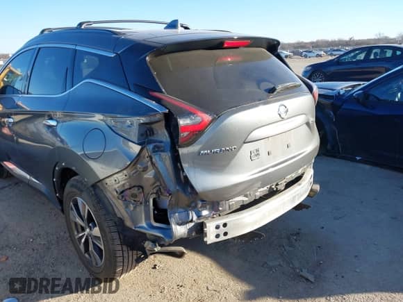 2019 Nissan Murano SL with VIN 5N1AZ2MJ1KN142562, listed as a IAAI auction lot 41099943 with 78,865 mi miles and . Bid and sale history available at DreamBid. Image 6.