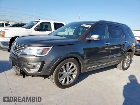 2017 Ford Explorer Limited z VIN 1FM5K7F84HGB81088, wystawiony jako Copart lot #85560115 z przebiegiem 93 639 mil mil oraz Szkoda całkowita • Salvage title. Historia ofert i sprzedaży dostępna na DreamBid. Obrazek 1.