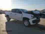 2021 Chevrolet Colorado 2WD Work Truck with VIN 1GCGSBEA7M1183791, listed as a Copart auction lot 75987644 with 43,342 mi miles and Salvage title. Bid and sale history available at DreamBid. Image 4.