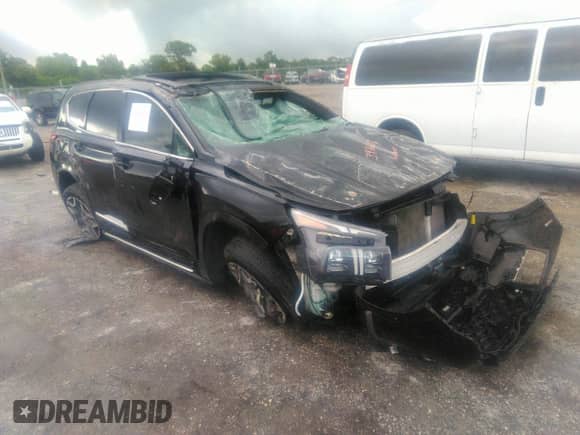 2021 Hyundai Santa Fe Calligraphy с VIN 5NMS5DAL8MH337709, выставлен на аукционе IAAI как лот 39766473 с пробегом 60 397 миль миль и . История ставок и продаж доступна на DreamBid. Изображение 1.