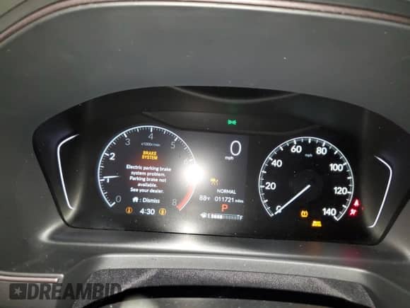 2025 Honda Pilot TrailSport with VIN 5FNYG1H61SB019027, listed as a Copart auction lot 66737735 with 11,721 mi miles and Salvage title. Bid and sale history available at DreamBid. Image 9.