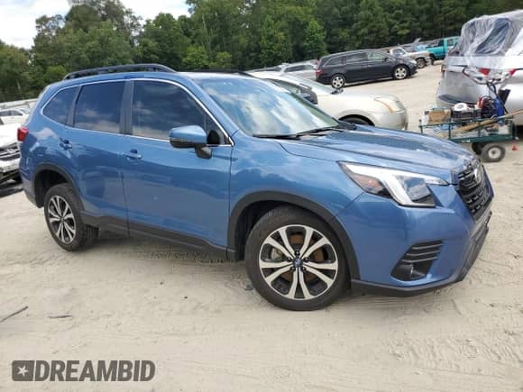2024 Subaru Forester Limited with VIN JF2SKALC8RH442457, listed as a Copart auction lot 68108015 with 18,592 mi miles and Salvage title. Bid and sale history available at DreamBid. Image 4.