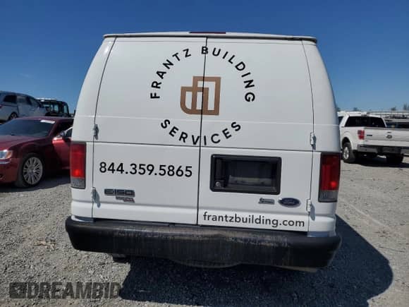 2012 Ford Econoline Cargo Commercial with VIN 1FTNE1EWXCDB36398, listed as a Copart auction lot 53359745 with 176,872 mi miles and Salvage title. Bid and sale history available at DreamBid. Image 6.