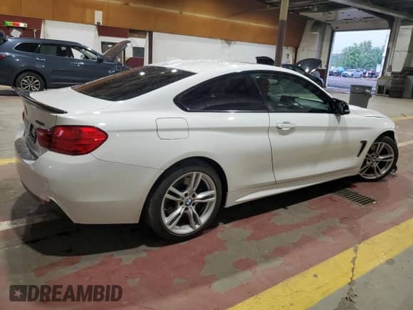 2016 BMW 4 Series 428i xDrive with VIN WBA3N9C50GK249825, listed as a Copart auction lot 66165125 with 151,098 mi miles and Salvage title. Bid and sale history available at DreamBid. Image 3.