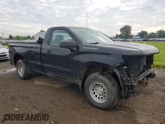 2019 Chevrolet Silverado 1500 Work Truck z VIN 3GCNYAEH8KG246294, wystawiony jako Copart lot #61124205 z przebiegiem 76 807 mil mil oraz Szkoda całkowita • Salvage title. Historia ofert i sprzedaży dostępna na DreamBid. Obrazek 4.