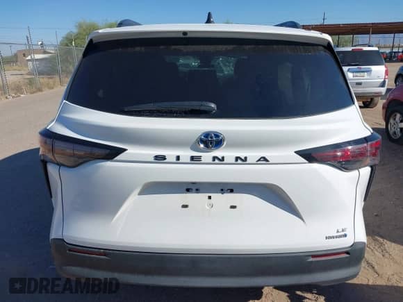 2023 Toyota Sienna LE with VIN 5TDKRKEC7PS174507, listed as a IAAI auction lot 40441607 with 23,369 mi miles and . Bid and sale history available at DreamBid. Image 17.