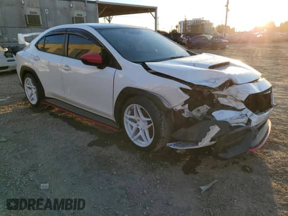 2022 Subaru WRX Premium with VIN JF1VBAH60N8005213, listed as a Copart auction lot 79777854 with 30,182 mi miles and Salvage title. Bid and sale history available at DreamBid. Image 4.