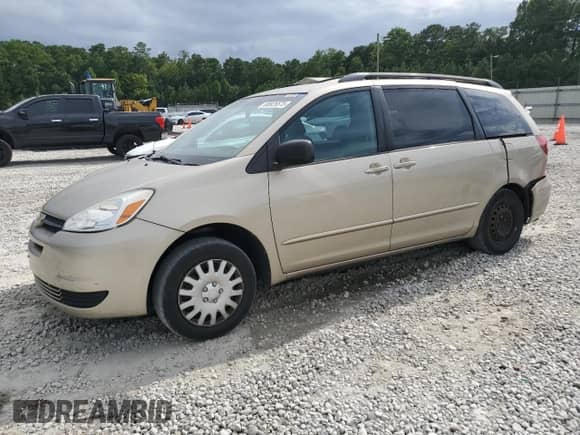 2005 Toyota Sienna CE с VIN 5TDZA23C95S231036, выставлен на аукционе Copart как лот 68925575 с пробегом 257 188 миль миль и Списание • Salvage title. История ставок и продаж доступна на DreamBid. Изображение 1.