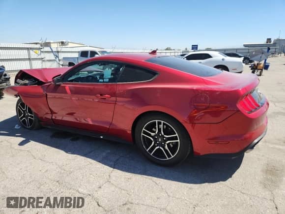 2021 Ford Mustang EcoBoost z VIN 1FA6P8TH8M5140060, wystawiony jako Copart lot #68943555 z przebiegiem 41 009 mil mil oraz Szkoda całkowita • Salvage title. Historia ofert i sprzedaży dostępna na DreamBid. Obrazek 2.
