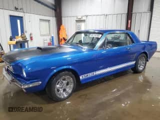 1966 Ford Mustang с VIN 6F07C360733, выставлен на аукционе Copart как лот 86710755 с пробегом 32 195 миль миль и Списание • Salvage title. История ставок и продаж доступна на DreamBid. Изображение 1.