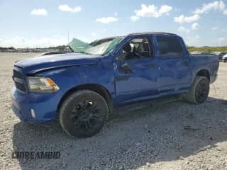 2015 Ram 1500 Express with VIN 1C6RR6KG4FS714955, listed as a Copart auction lot 54494215 with 130,315 mi miles and Salvage title. Bid and sale history available at DreamBid. Image 1.