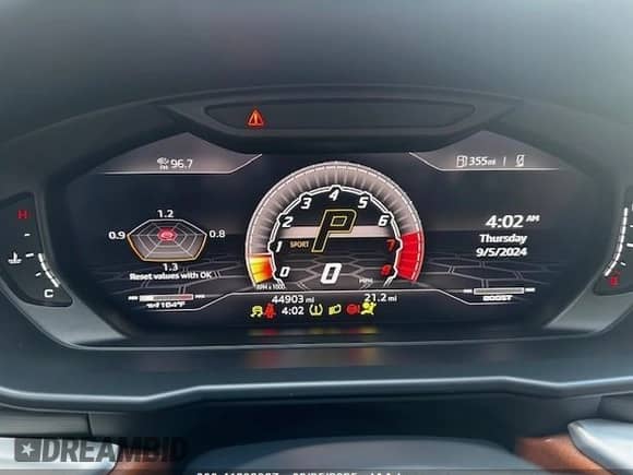 2019 Lamborghini Urus с VIN ZPBUA1ZLXKLA00924, выставлен на аукционе IAAI как лот 41893987 с пробегом 44 903 миль миль и . История ставок и продаж доступна на DreamBid. Изображение 6.