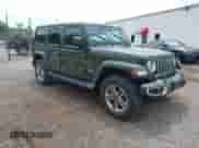 2021 Jeep Wrangler Unlimited Sahara High Altitude z VIN 1C4HJXEN1MW600736, wystawiony jako IAAI lot #42722197 z przebiegiem 34 391 mil mil oraz . Historia ofert i sprzedaży dostępna na DreamBid. Obrazek 1.