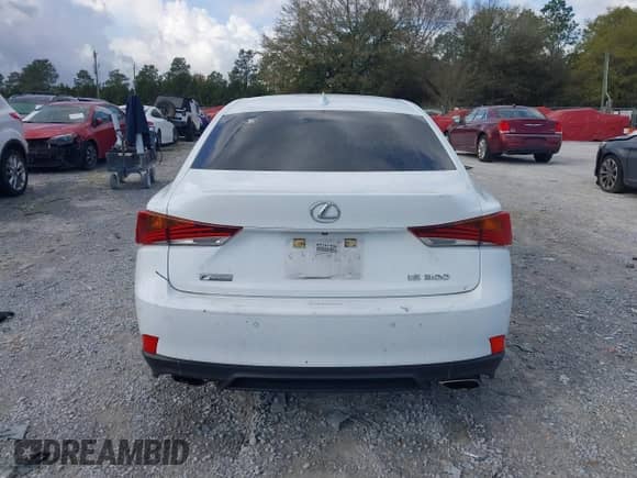 2020 Lexus IS 300 F Sport with VIN JTHGA1D28L5101614, listed as a IAAI auction lot 41783627 with 66,400 mi miles and . Bid and sale history available at DreamBid. Image 16.