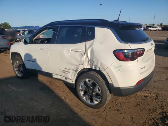 2020 Jeep Compass Limited с VIN 3C4NJDCB2LT254856, выставлен на аукционе Copart как лот 69756635 с пробегом 50 739 миль миль и Чистый • Clean title. История ставок и продаж доступна на DreamBid. Изображение 2.