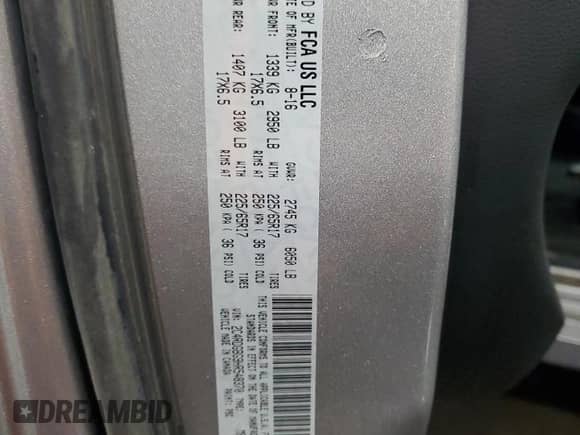 2017 Dodge Grand Caravan SE с VIN 2C4RDGBG9HR548370, выставлен на аукционе Copart как лот 85735075 с пробегом 84 274 миль миль и Списание • Salvage title. История ставок и продаж доступна на DreamBid. Изображение 13.