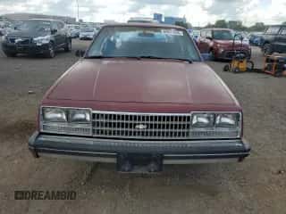 1984 Chevrolet Celebrity с VIN 1G1AW19X2E6954870, выставлен на аукционе Copart как лот 69671635 с пробегом 6 706 миль миль и Чистый • Clean title. История ставок и продаж доступна на DreamBid. Изображение 5.