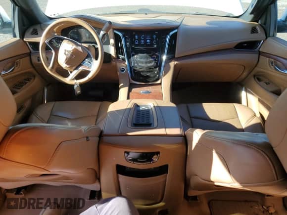 2017 Cadillac Escalade ESV Platinum с VIN 1GYS4KKJ7HR242820, выставлен на аукционе Copart как лот 88243255 с пробегом 55 145 миль миль и Списание • Salvage title. История ставок и продаж доступна на DreamBid. Изображение 8.