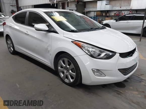 2013 Hyundai Elantra GLS z VIN 5NPDH4AE9DH242449, wystawiony jako IAAI lot #42462702 z przebiegiem 136 420 mil mil oraz . Historia ofert i sprzedaży dostępna na DreamBid. Obrazek 1.