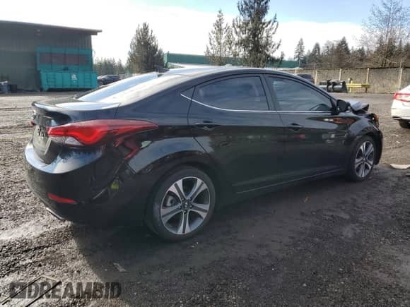 2015 Hyundai Elantra Sport with VIN KMHDH4AH3FU371835, listed as a Copart auction lot 44447515 with 72,397 mi miles and Salvage title. Bid and sale history available at DreamBid. Image 3.