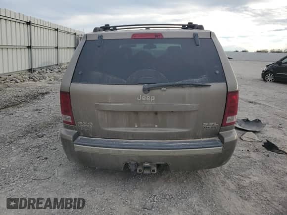 2006 Jeep Grand Cherokee Limited с VIN 1J4HR58206C102797, выставлен на аукционе Copart как лот 85742495 с пробегом Не указан миль и Списание • Salvage title. История ставок и продаж доступна на DreamBid. Изображение 6.