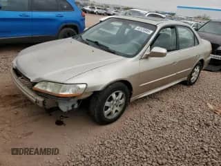 2002 Honda Accord EX with VIN JHMCG66062C020482, listed as a Copart auction lot 45125885 with 157,108 mi miles and Salvage title. Bid and sale history available at DreamBid. Image 1.