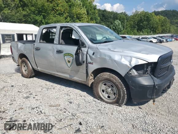 2016 Ram 1500 Express with VIN 1C6RR7KT9GS234625, listed as a Copart auction lot 68296505 with 78,017 mi miles and Salvage title. Bid and sale history available at DreamBid. Image 4.