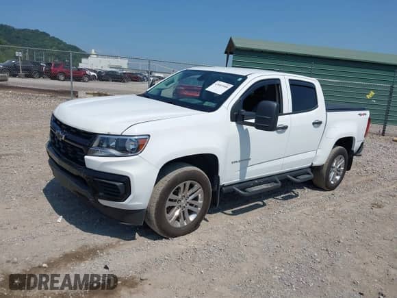 2022 Chevrolet Colorado 4WD Work Truck with VIN 1GCGTBEN3N1308741, listed as a IAAI auction lot 43003988 with 40,384 mi miles and . Bid and sale history available at DreamBid. Image 17.