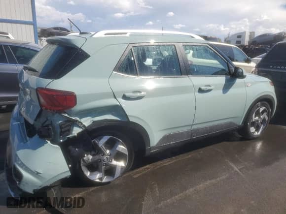 2025 Hyundai Venue SEL with VIN KMHRC8A39SU355214, listed as a Copart auction lot 84469275 with 16,135 mi miles and Salvage title. Bid and sale history available at DreamBid. Image 3.