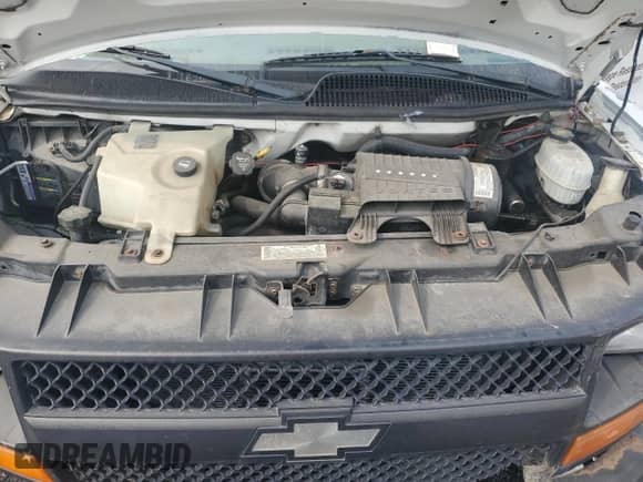 2003 Chevrolet Express Cargo with VIN 1GCHG39U531173856, listed as a Copart auction lot 58951835 with Not provided miles and Salvage title. Bid and sale history available at DreamBid. Image 12.