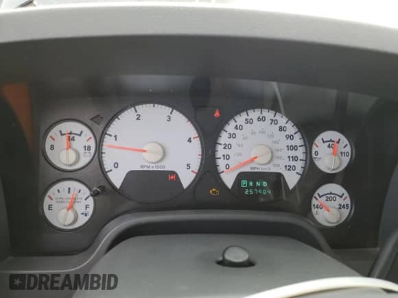 2007 Dodge 2500 SLT с VIN 3D7KS28A47G817852, выставлен на аукционе Copart как лот 50783855 с пробегом 257 984 миль миль и Списание • Salvage title. История ставок и продаж доступна на DreamBid. Изображение 9.