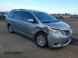 2012 Toyota Sienna XLE AAS with VIN 5TDYK3DC4CS179423, listed as a IAAI auction lot 43422649 with 131,060 mi miles and . Bid and sale history available at DreamBid. Image 1.