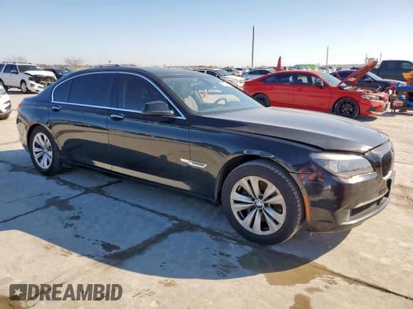 2011 BMW 7 Series 740Li with VIN WBAKB4C53BC574818, listed as a Copart auction lot 46913705 with 105,665 mi miles and Clean title. Bid and sale history available at DreamBid. Image 4.